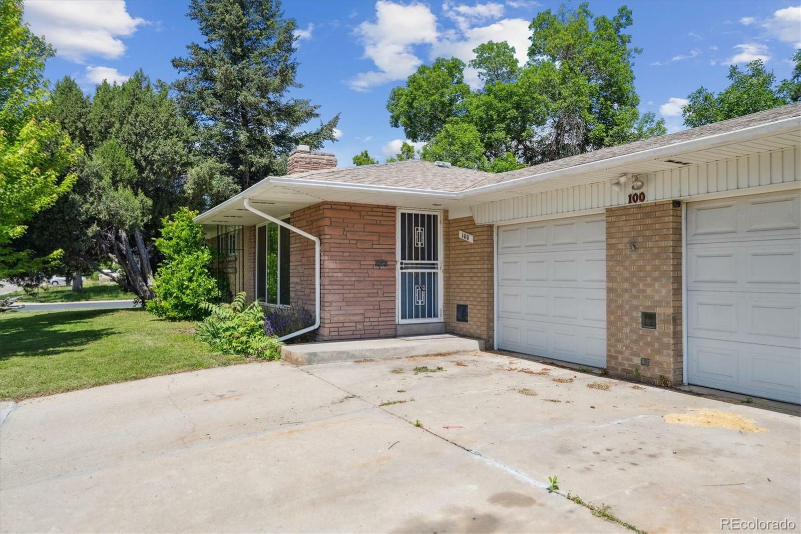 Property Photo: 100 Dudley Street CO 80226