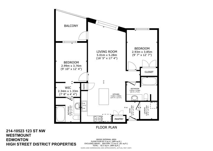 Property Photo:  10523 123 Street NW 214  AB T5N 1N9 