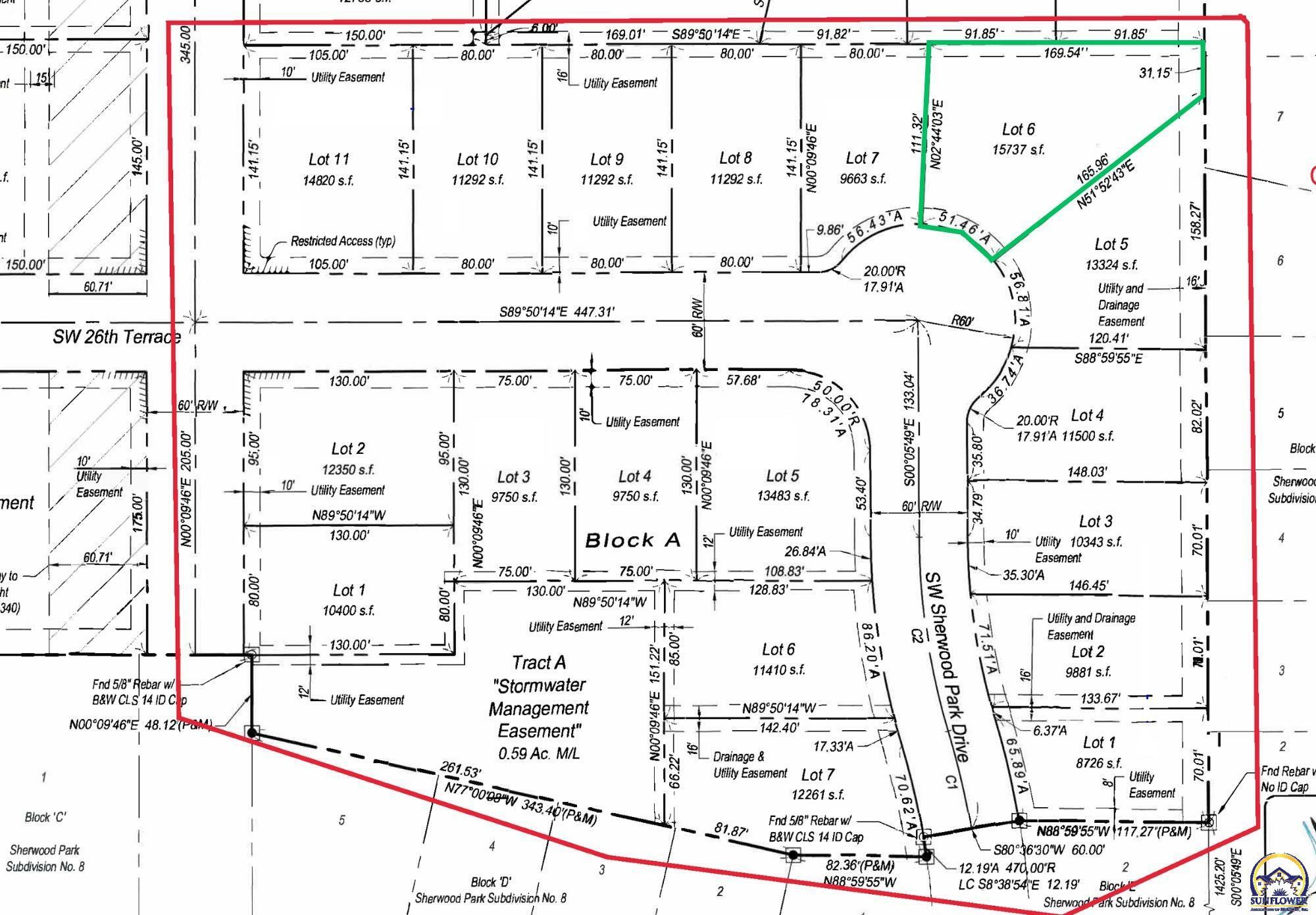 Property Photo: 0000 SW 26th Ter Lot 6, Block B KS 66614