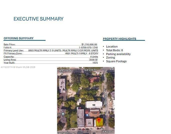 Property Photo:  701 NW 1st St  FL 33128 