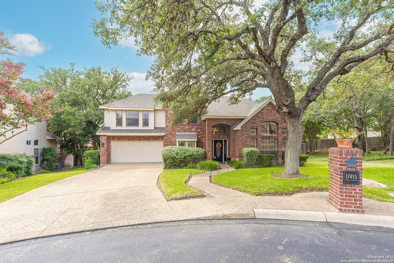 Property Photo: 17415 Shady Canyon TX 78248