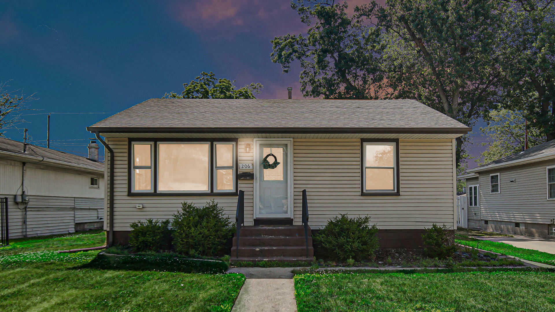 Property Photo: 206 N Oakwood Drive IN 46319