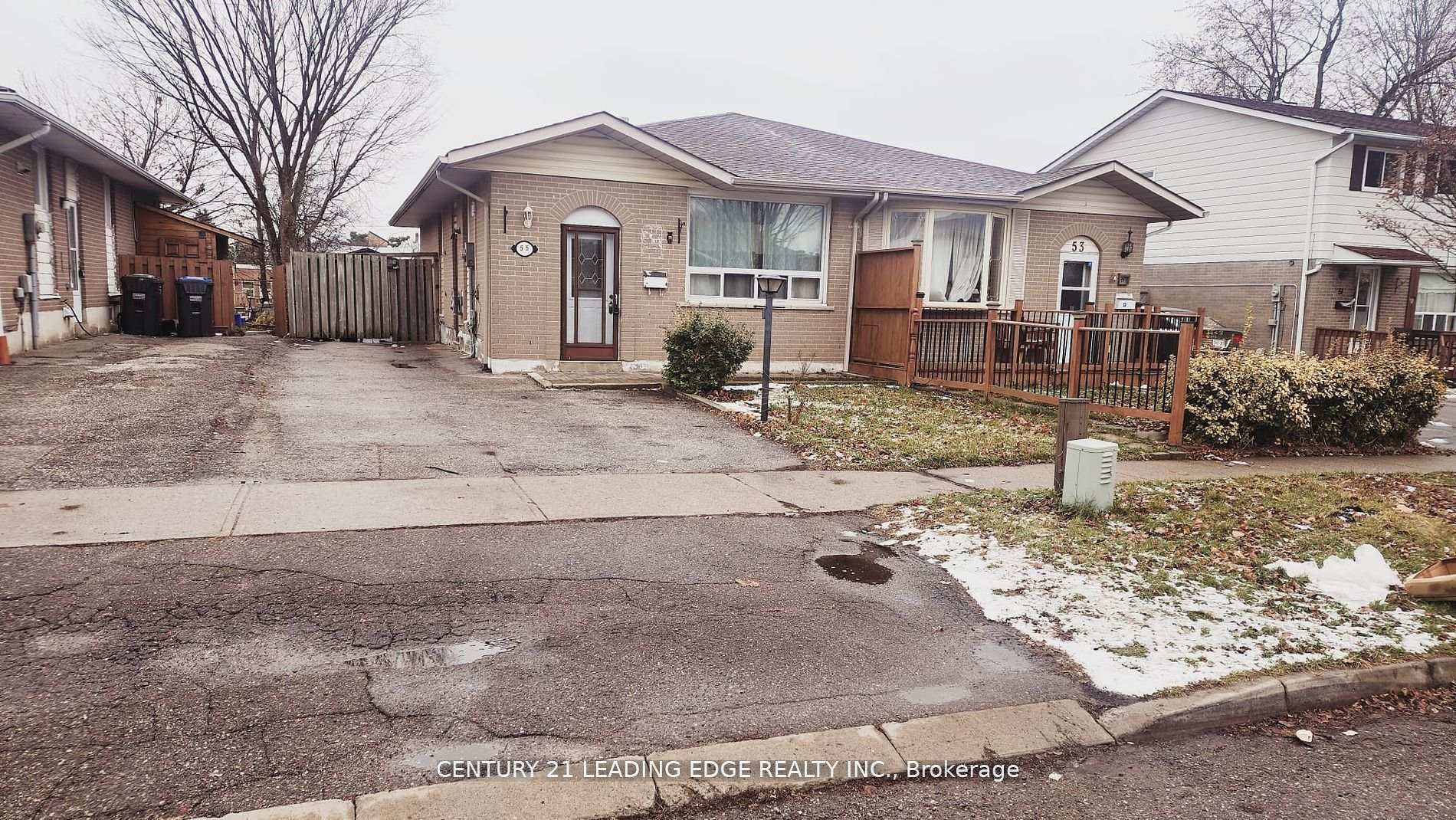 Property Photo: 55 Crawford Drive Bsmt ON L6V 2C6