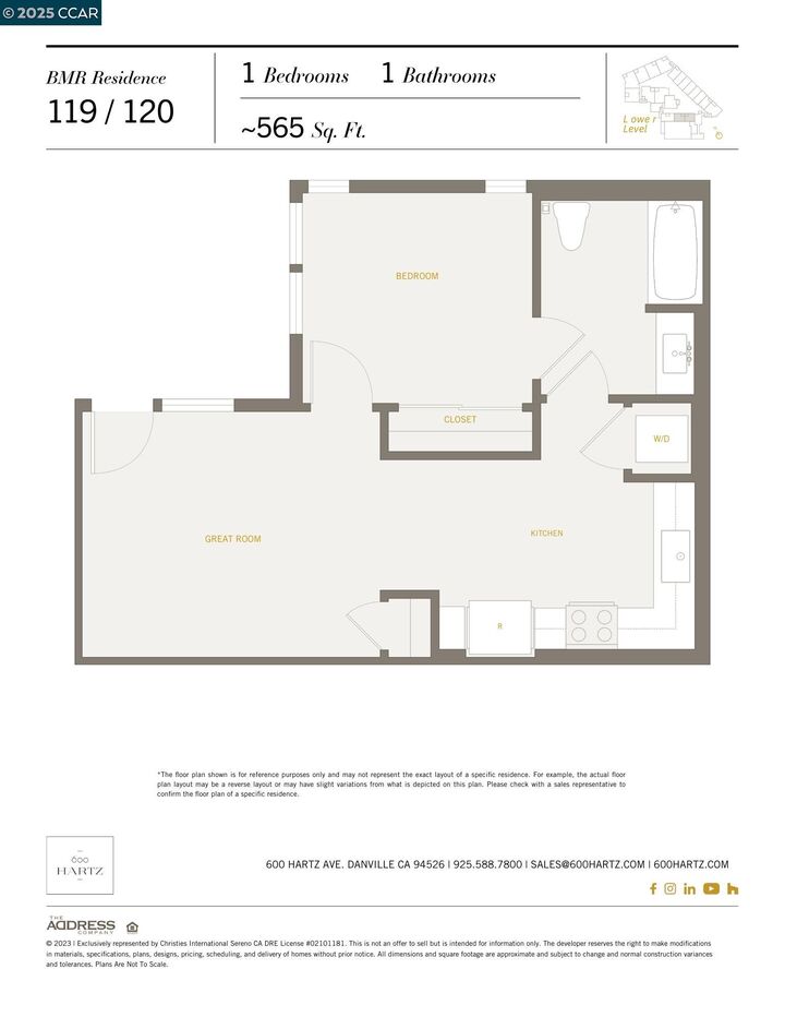 Property Photo: 600 Hartz Ave 119 CA 94526