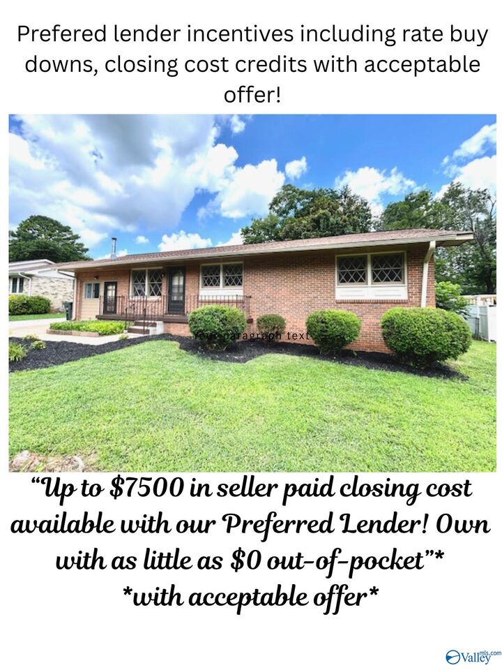 Property Photo: 3606 Kenard Avenue AL 35810
