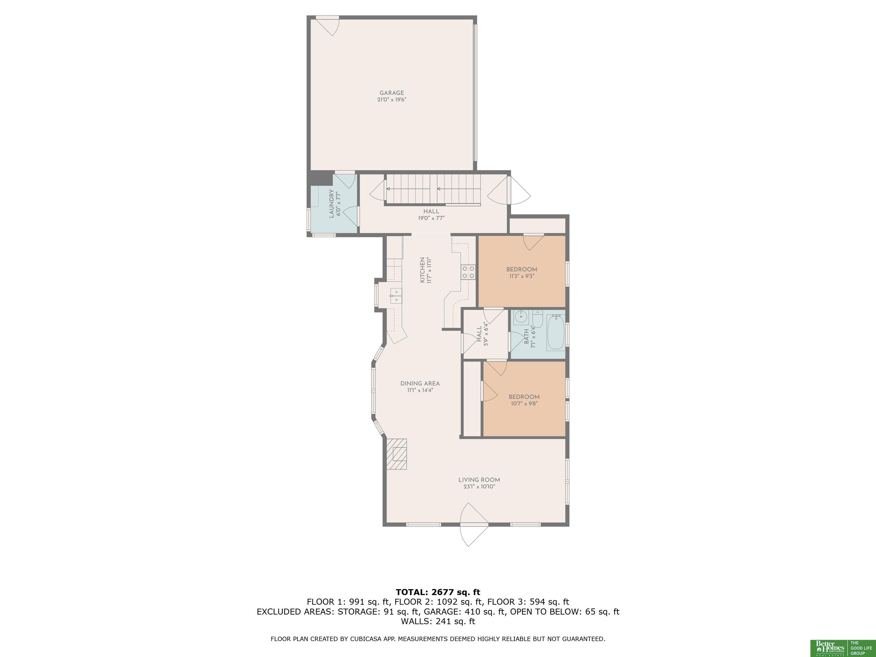 Property Photo: 1210 Prairie Avenue NE 68005