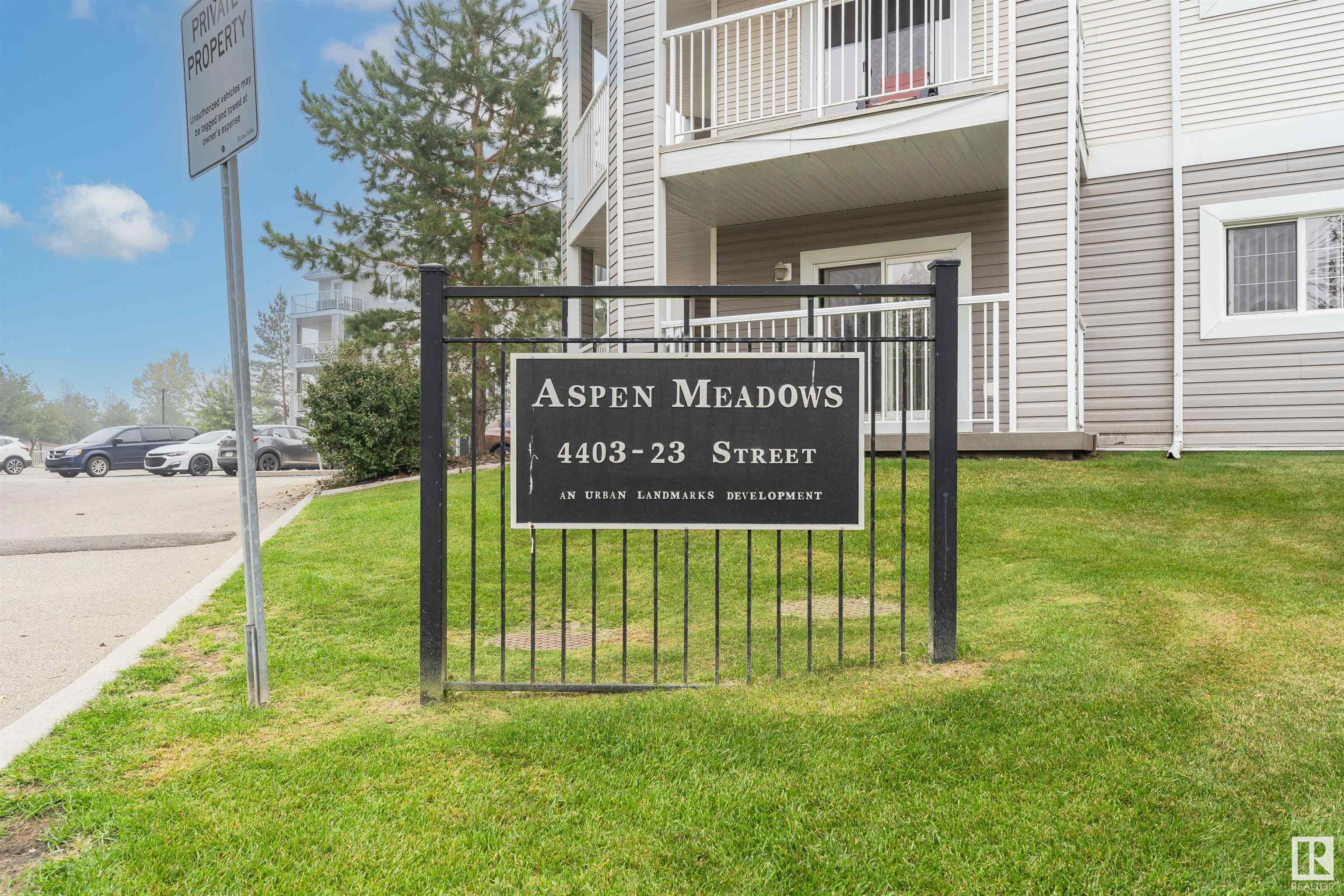 Property Photo: 4403 23 Street NW 314 AB T6T 0E4