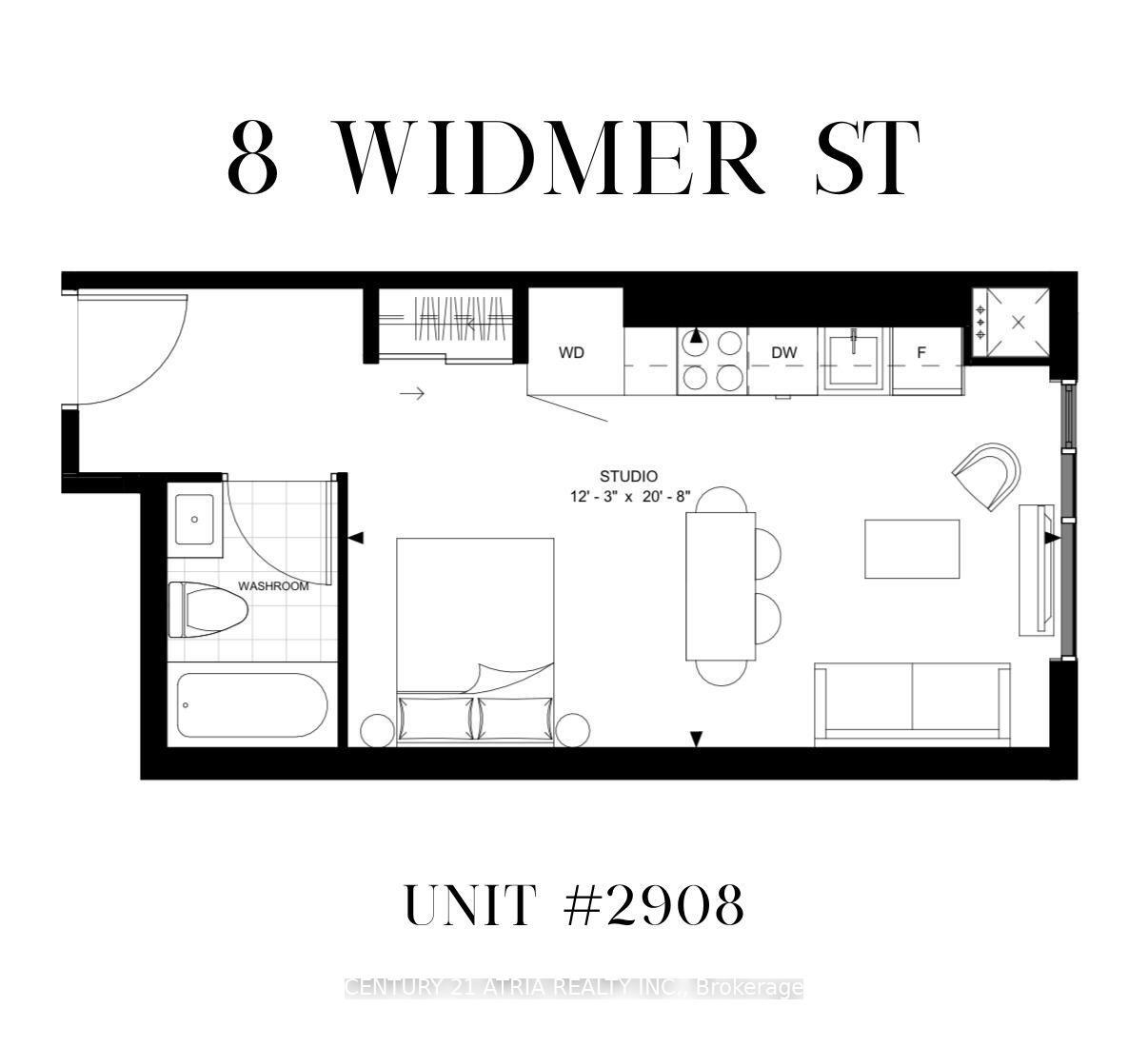 Property Photo: 8 Widmer Street 2908 ON M5V 0W6