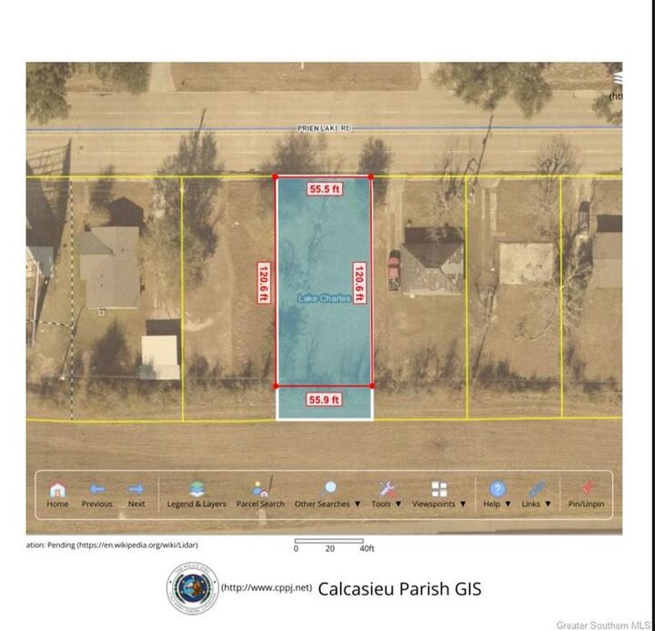 Property Photo: 2224 E Prien Lake Road E LA 70601