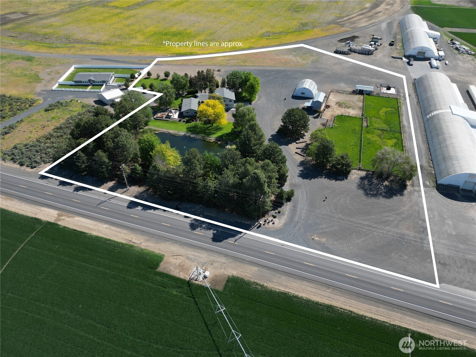 Property Photo: 3579 NW Dodson Road WA 98823