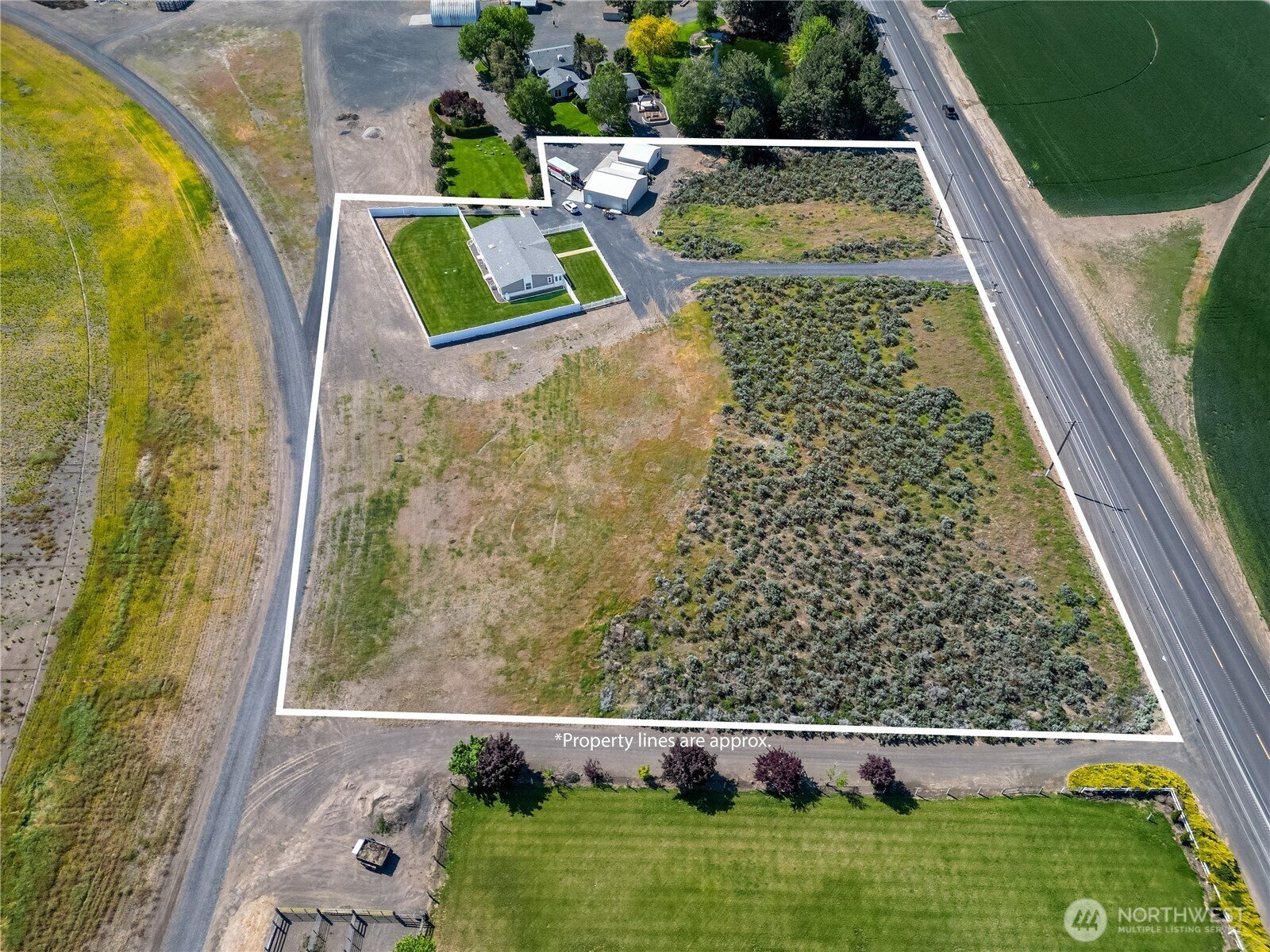 Property Photo:  3623 NW Dodson Road  WA 98823 