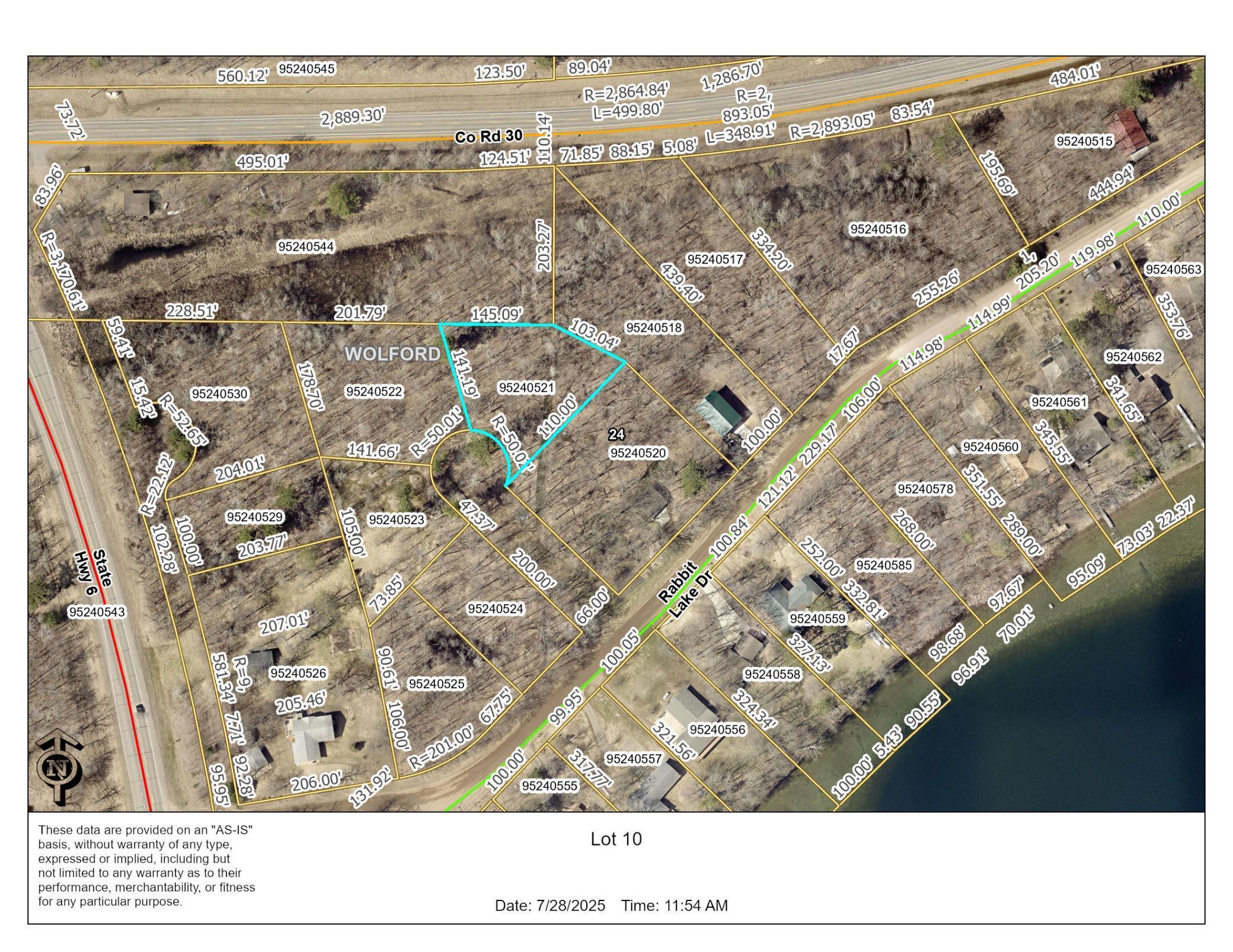 Property Photo:  Lot 10 Snow Shoe Circle  MN 56441 