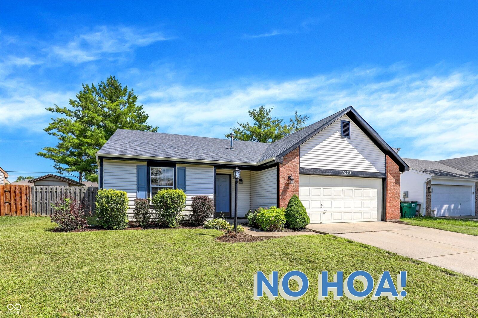 Property Photo: 1032 Mosswood Circle IN 46131