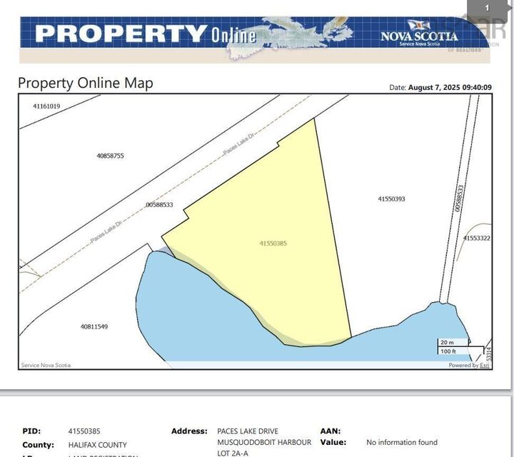 Photo de la propriété:  Lot 2A-A Paces Lake Drive  NS B3M 0B7 