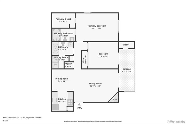 Property Photo:  10283 E Peakview Avenue E201  CO 80111 