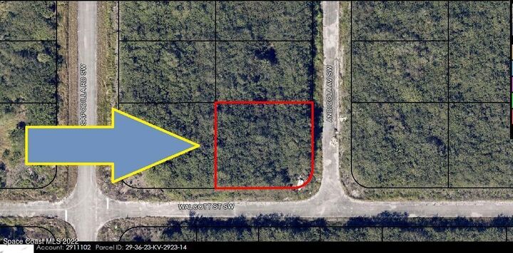 Property Photo:  897 Corner Lot On Walcott Street SW  FL 32905 