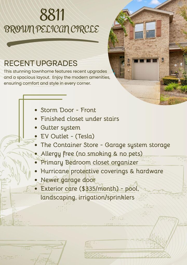 Property Photo:  8811 Brown Pelican Circle  FL 32566 