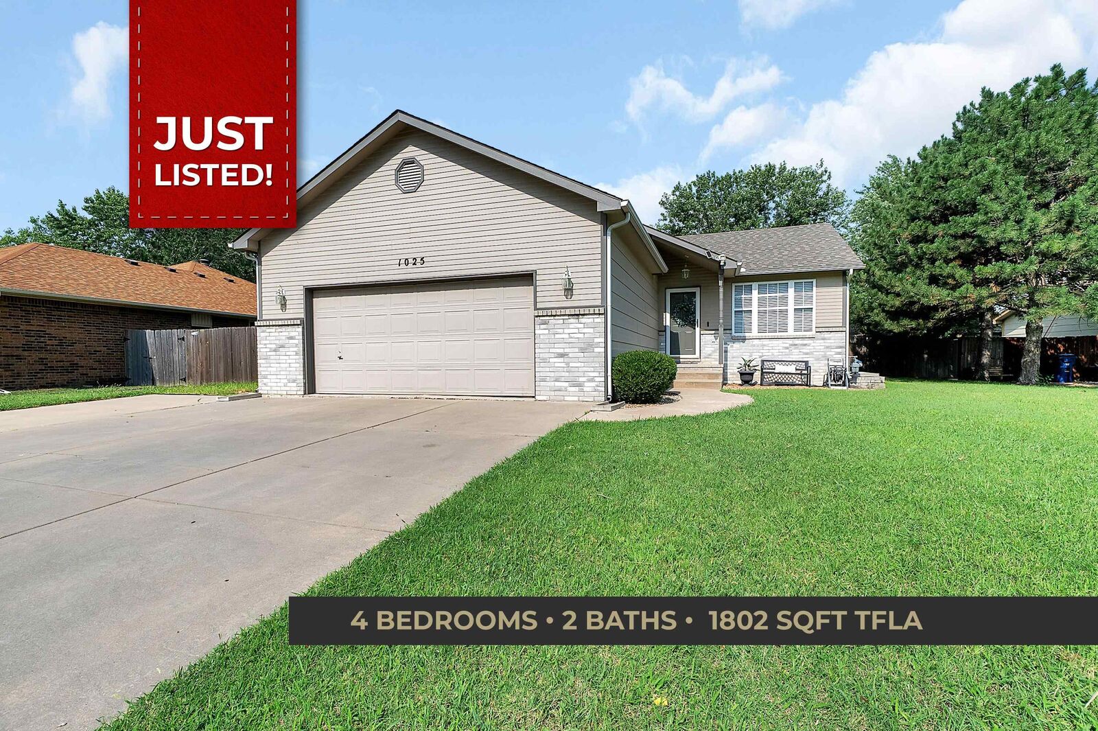 Property Photo: 1025 S Burrus Ct KS 67207