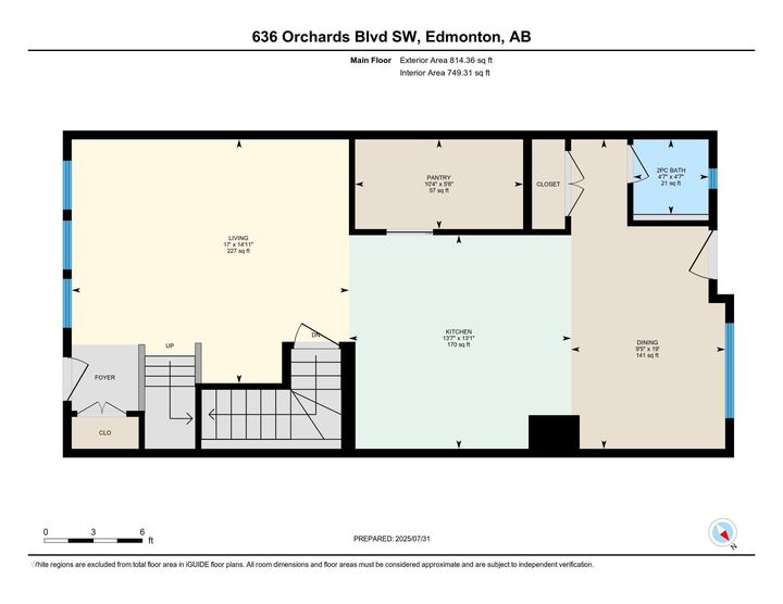 Property Photo: 636 Orchards Boulevard SW AB T6X 2L4