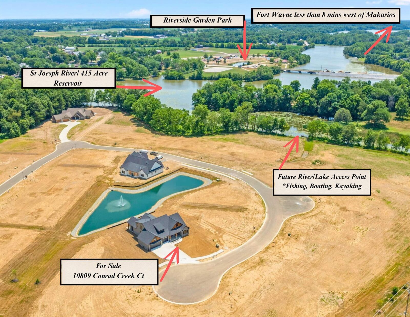 Property Photo:  10809 Conrad Creek Court  IN 46765 