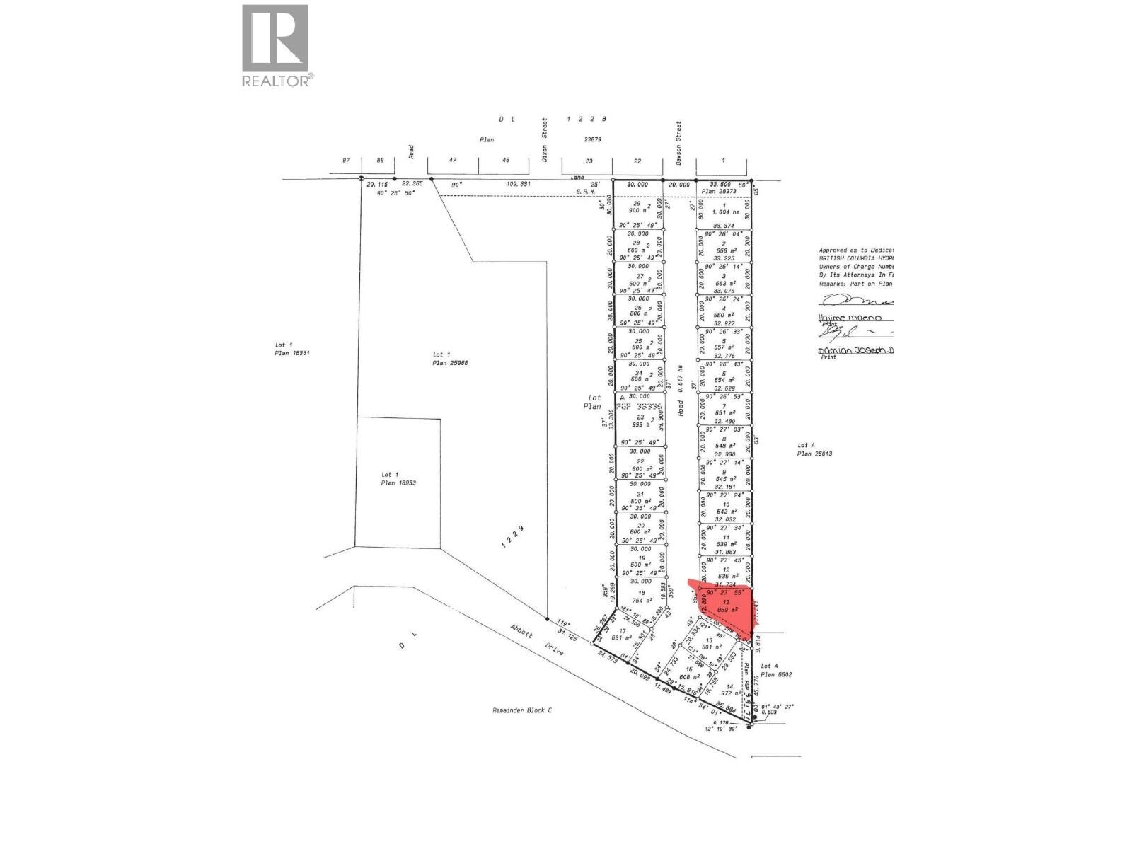 Photo de la propriété:  Lot 13 Dawson Street  BC V2J 6A9 