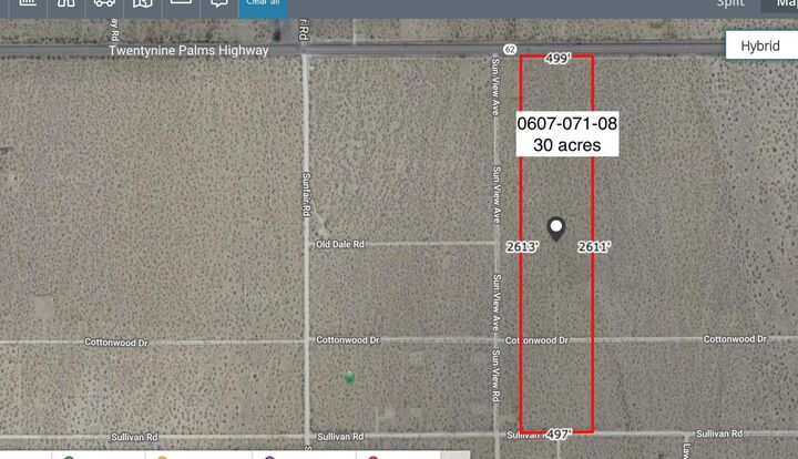 Property Photo: Hwy Ca-62 CA 92252