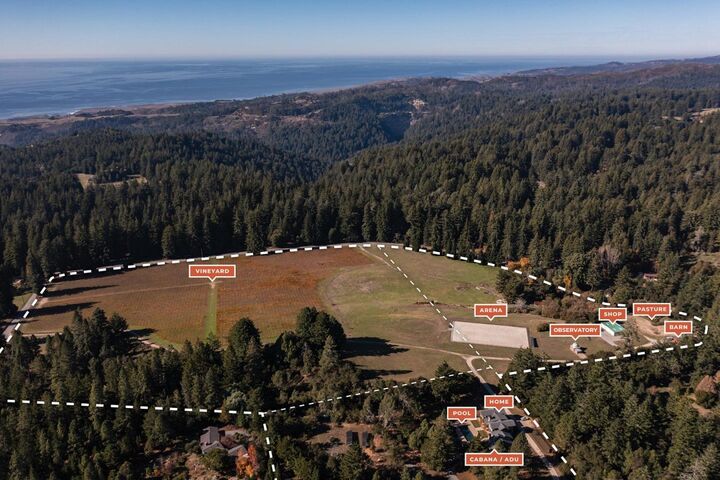 Property Photo:  420 Bonnie Brae Road &  3980 Bonny Doon Road  CA 95060 