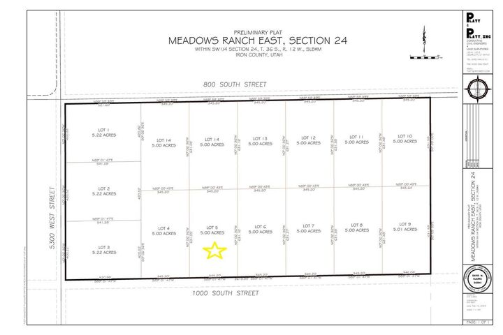 Property Photo:  800 S 5300 W Lot 5 Ph 2  UT 84720 