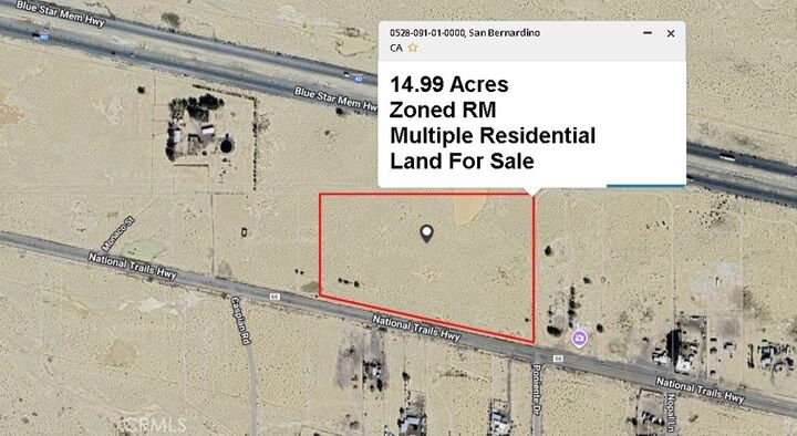 Property Photo:  52809101 National Trails Highway  CA 92365 