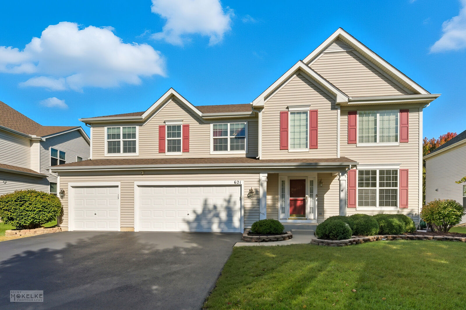 Property Photo: 621 Mansfield Way IL 60543