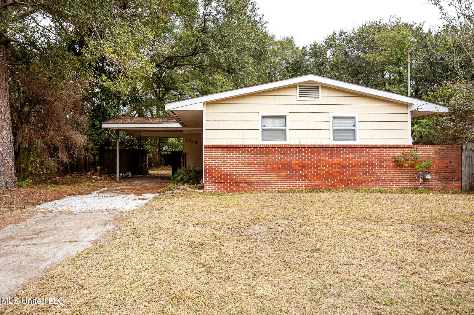 Property Photo: 2919 Criswell Avenue MS 39567