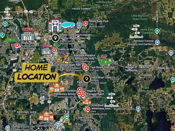 Property Photo:  1003 Wharf Creek Court  FL 32765