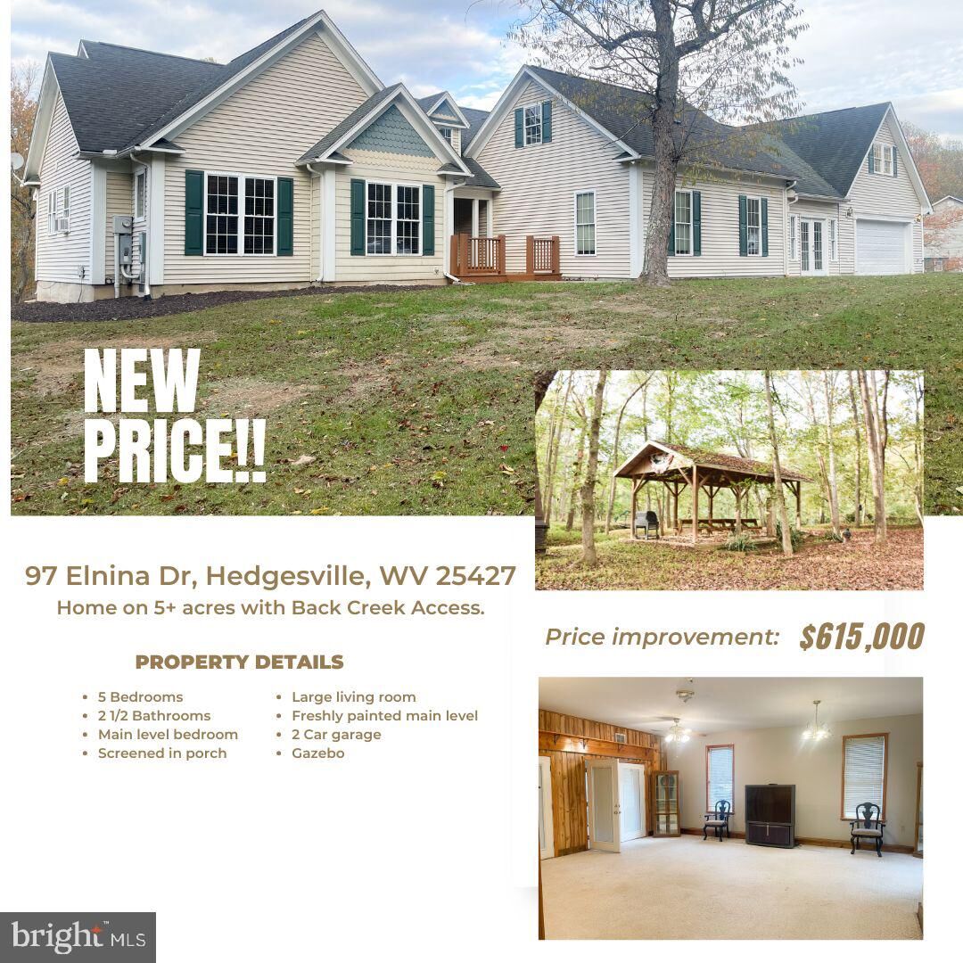 Property Photo: 97 Elnina Drive WV 25427