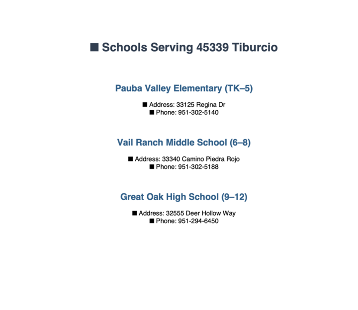 45339 Tiburcio Drive  Temecula CA 92592 photo