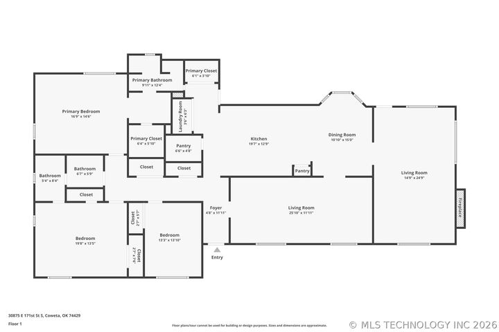 Property Photo:  30875 E 171st Street S  OK 74429 