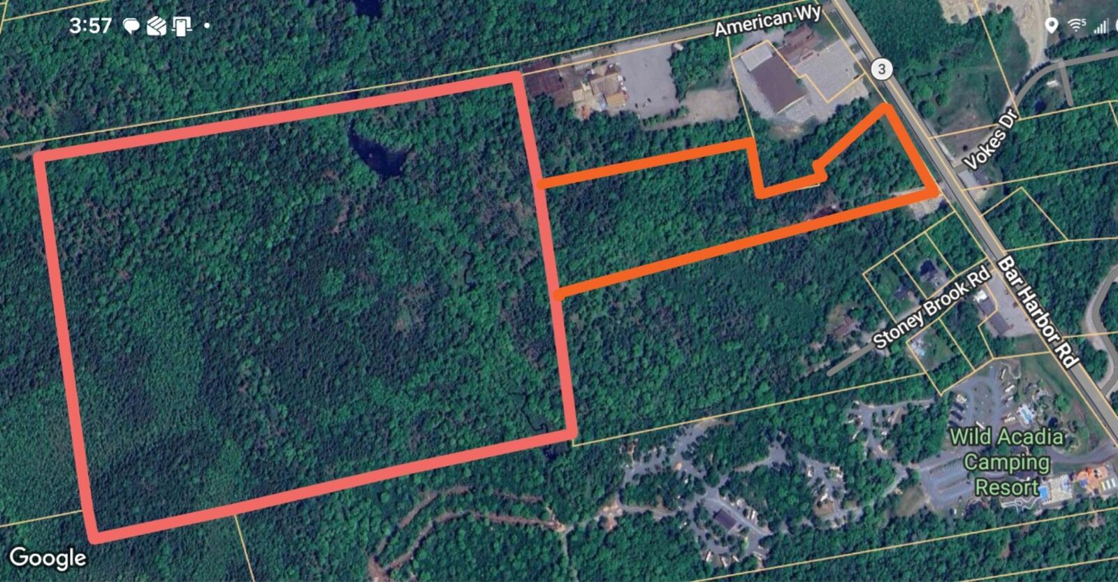 Property Photo:  Map 33, Lots 9 And 11, Bar Harbor Road  ME 04605 