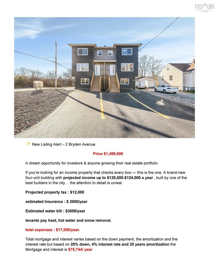 Property Photo:  2 Bryden Avenue  NS B3P 1H2 