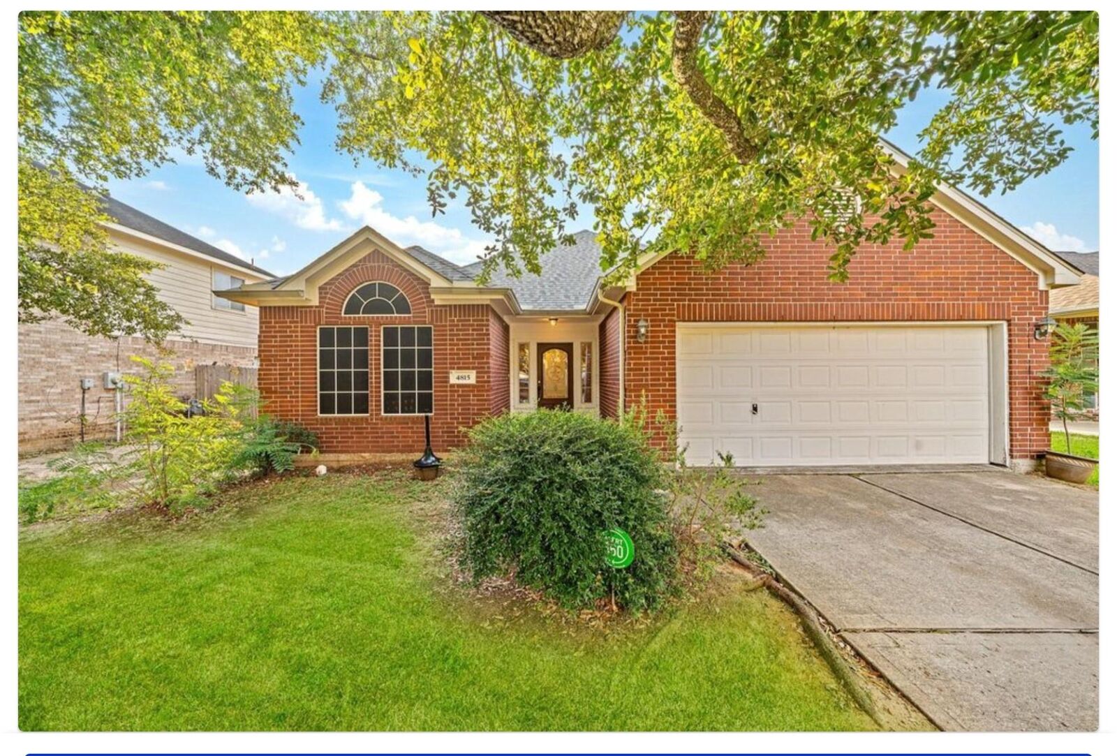 Property Photo: 4815 Plum Forest Road TX 77084