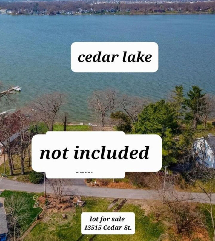 Property Photo:  13615 Cedar Street  IN 46303 