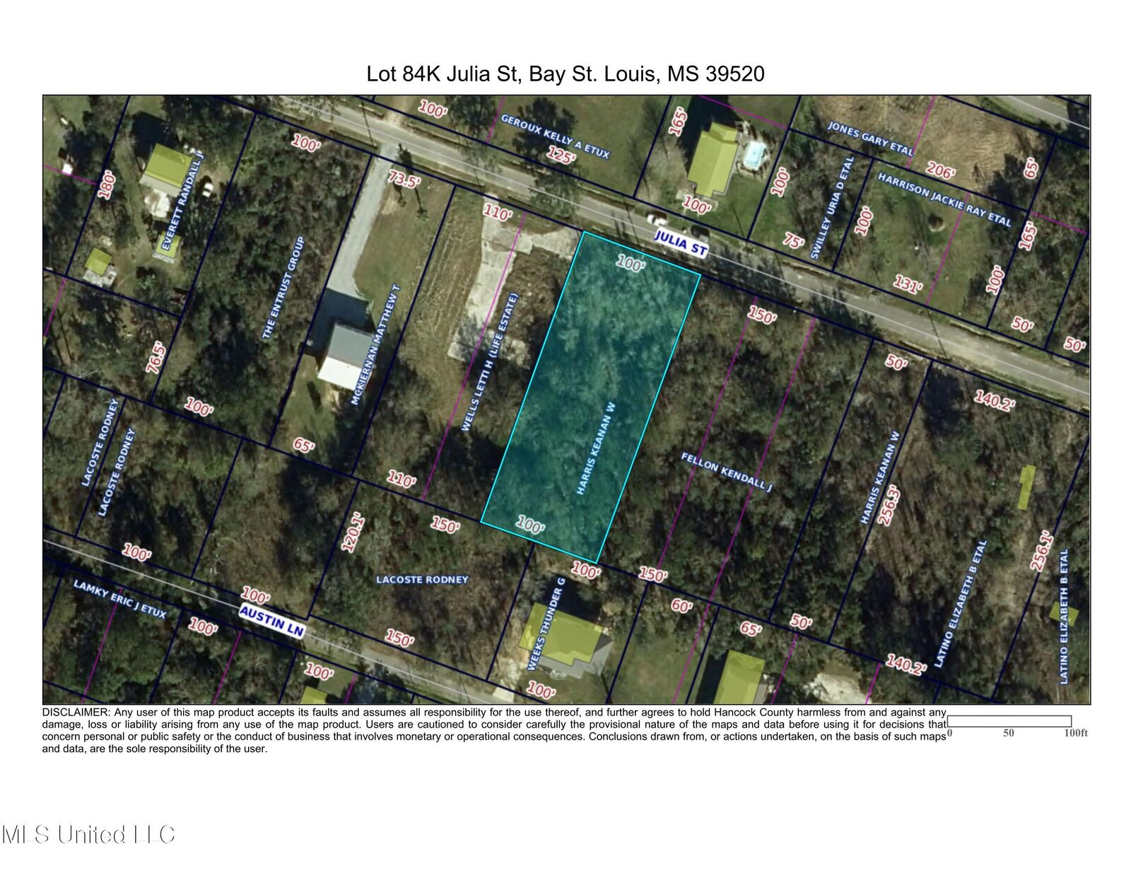 Property Photo:  Lot 84K Julia Street  MS 39520 