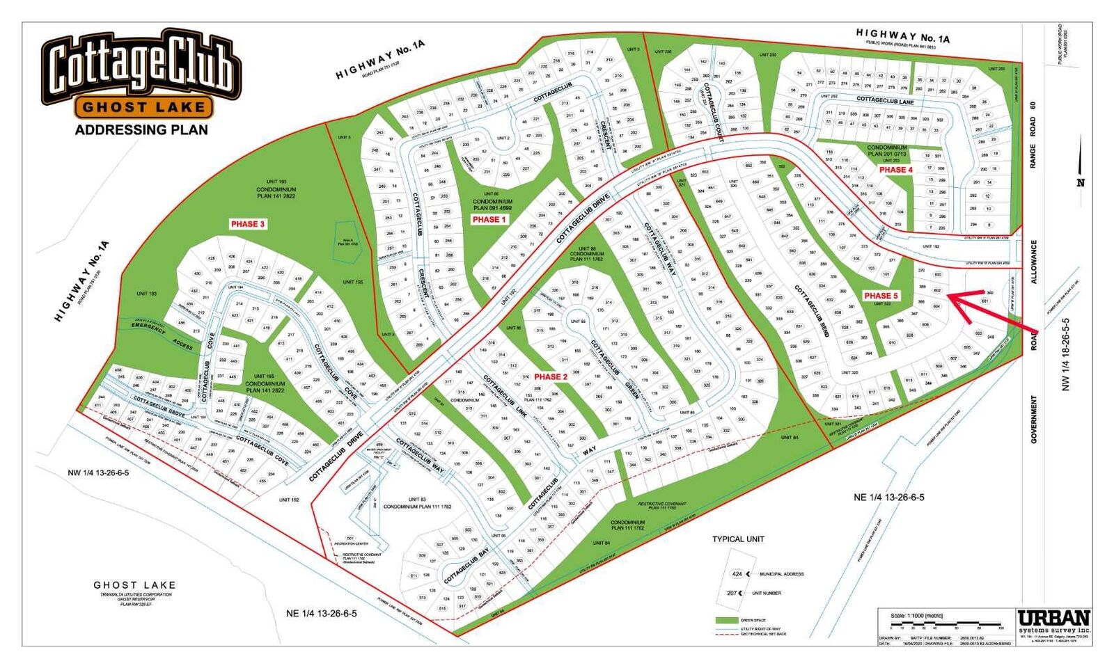 Property Photo: 602 Cottageclub Bend AB T4C 1B1