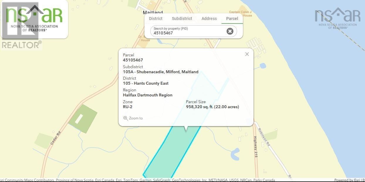 Property Photo:  22 Acre 215 Highway  NS B0N 1T0 