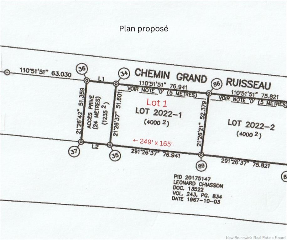 Property Photo: +- 4,000 Mc Chemin Grand Ruisseau NB E8T 2T7