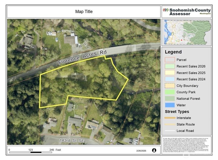 Property Photo:  25122  Florence Acres Road  WA 98272 