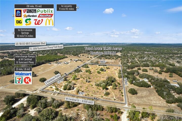 Property Photo: 6725 S Rainbow Point FL 34446