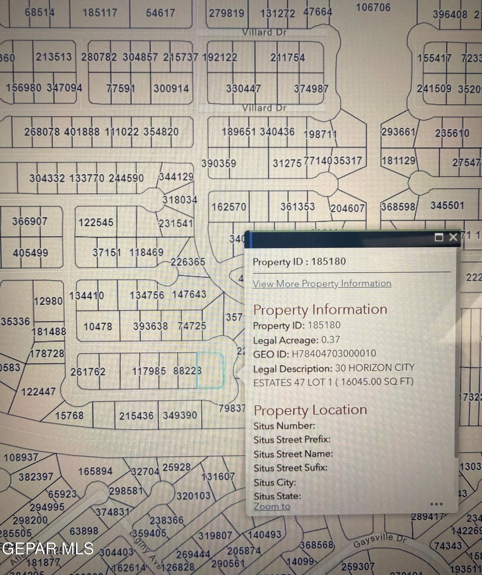 Property Photo:  Pn-185180 Husum Drive  TX 79938 