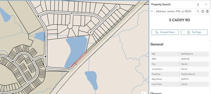 Property Photo:  8001 Caddy Road  NC 27603 