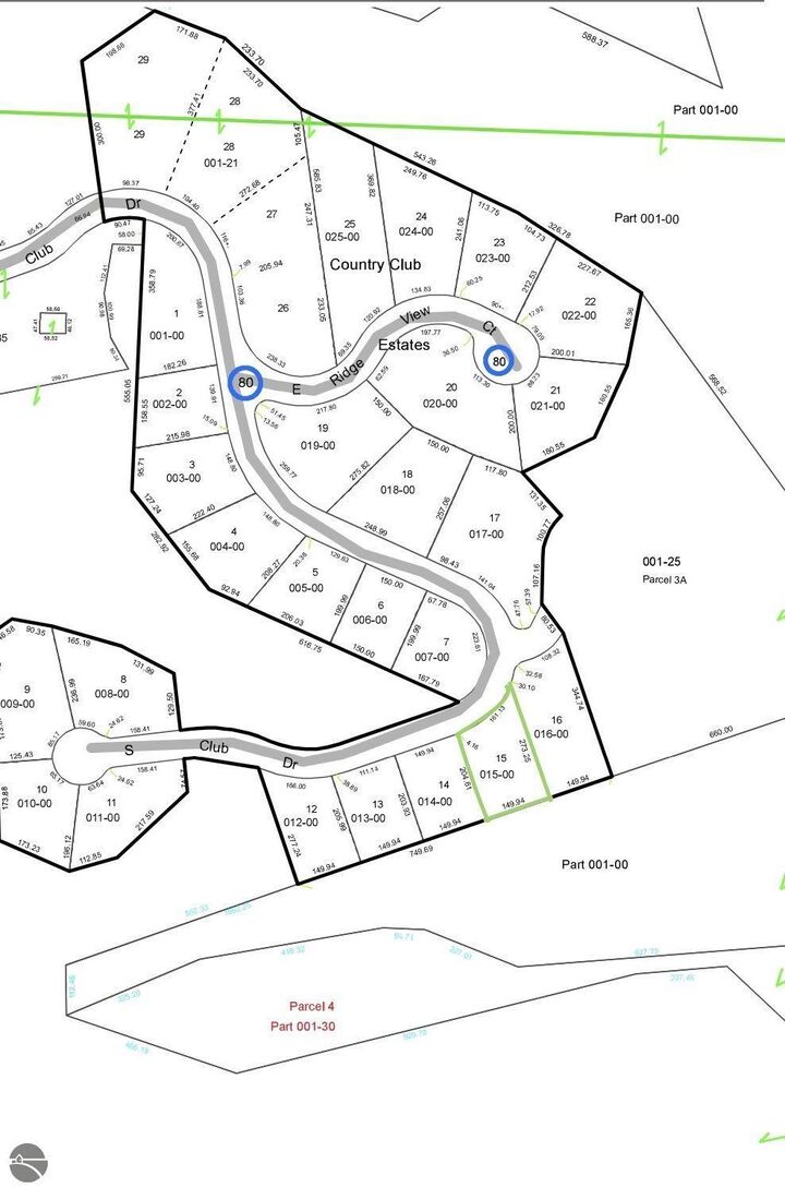 Property Photo: Lot 15 S Club Drive MI 49621