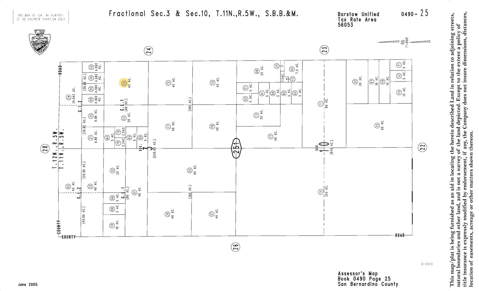 Property Photo:  0 Hoffman Road  CA 92347 