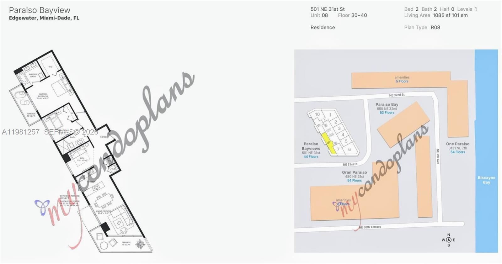 Property Photo:  501 NE 31st St 3208  FL 33137 